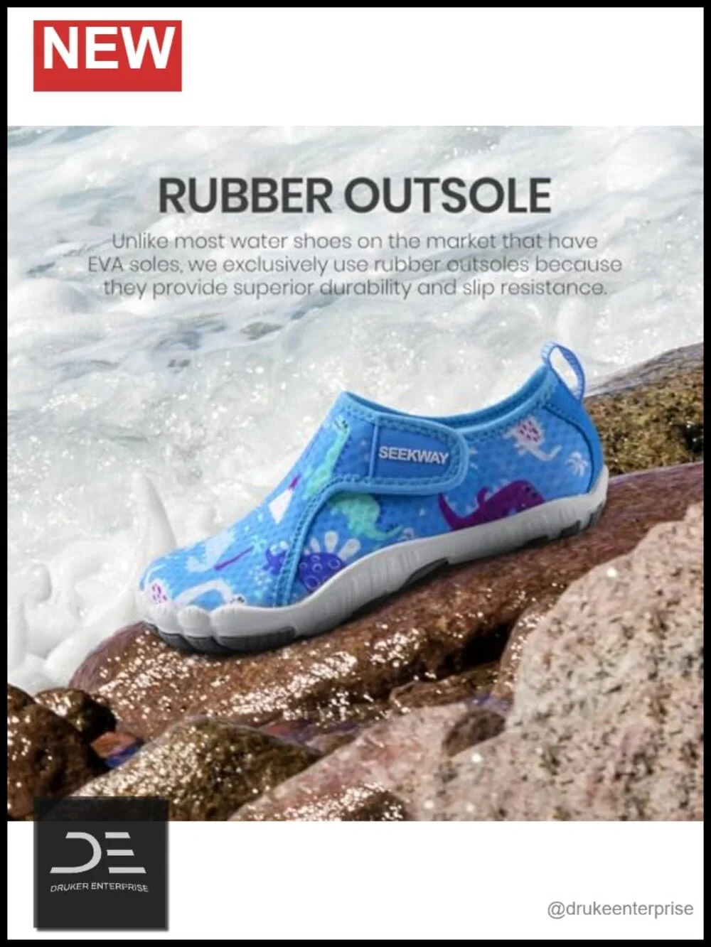 Barefoot Water Shoes for Kids - Wide Toe Box Quick-Dry for Swim Beach